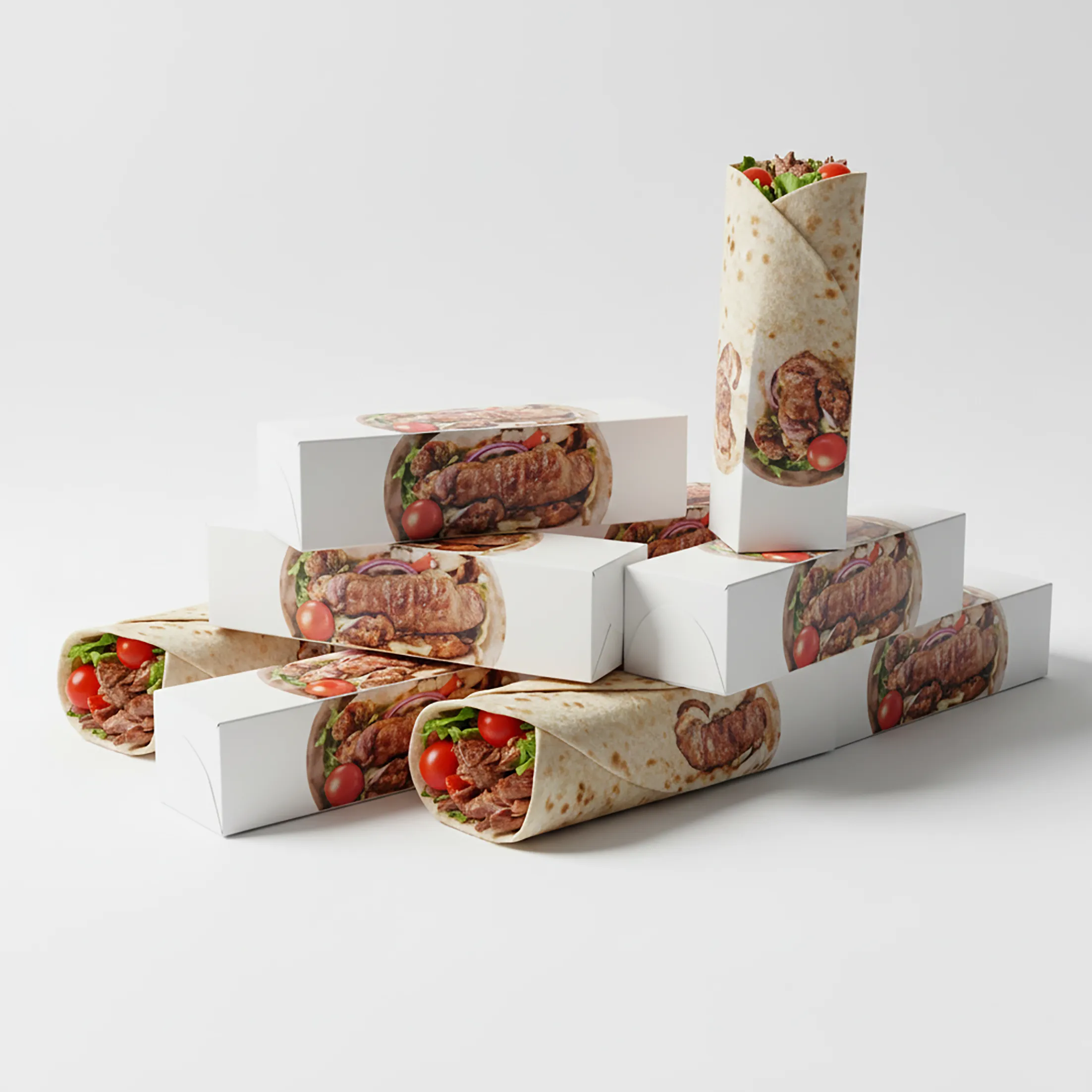 Baskılı Dürüm Ambalajı 3