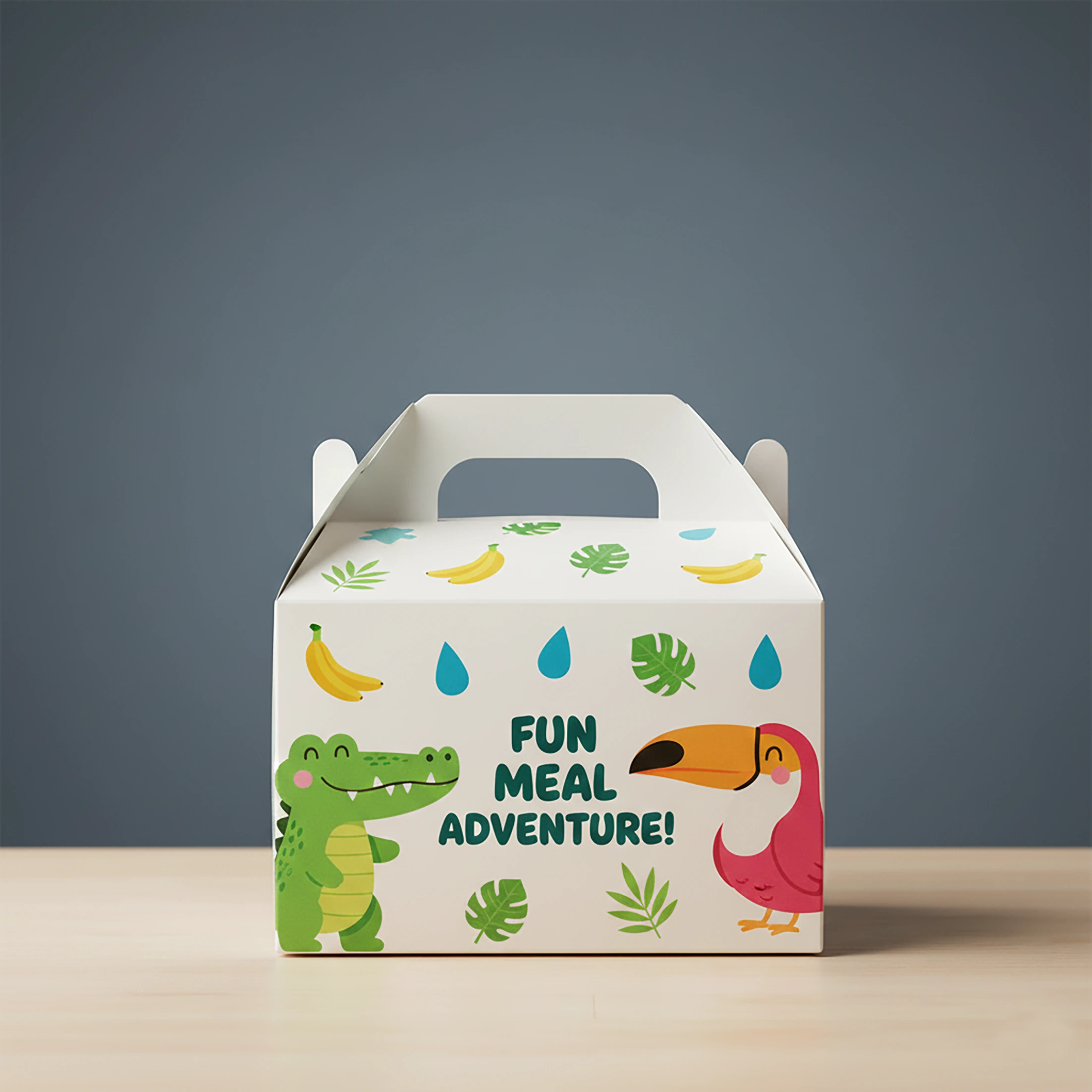 İmalatçıdan Özel Baskılı Kids Menü Kutusu