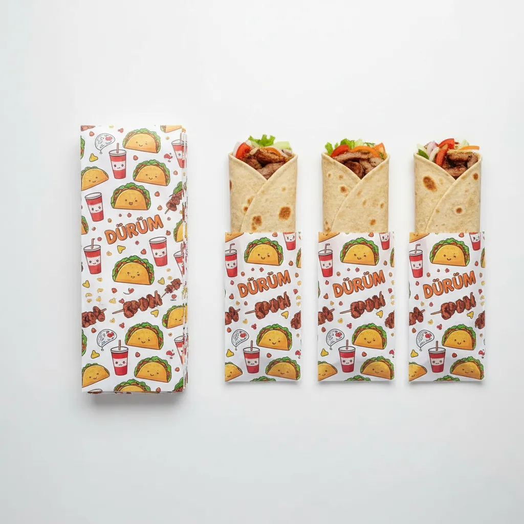 Baskılı Dürüm Kese Kağıdı İmalatı İstanbul
